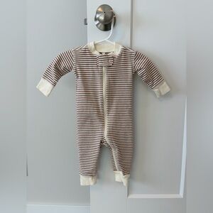 Quincy Mae Striped Baby Jumpsuit